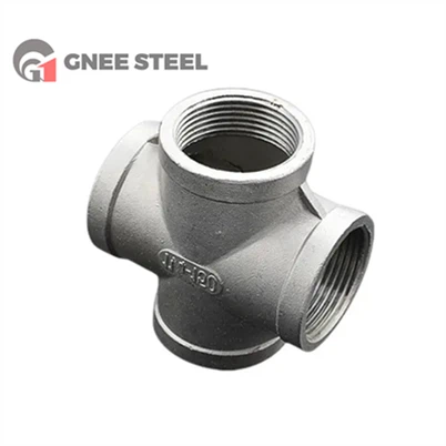 410S 4방향 스테인리스 강관 피팅